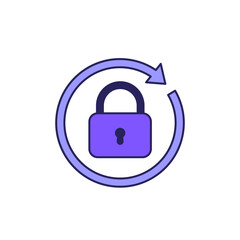 password reset icon, security concept