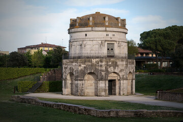 Fototapeta na wymiar Mausoleo di Teodorico, located in Ravenna (Italy)