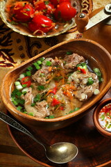 Hash. Traditional Armenian dish