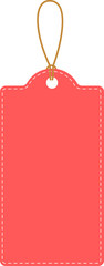 pink peach price tags and labels, blank discount coupon and special offer for advertising, png with transparent background