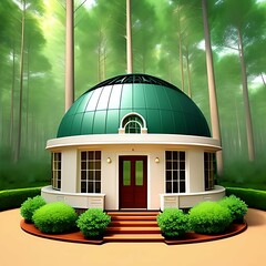 Green house in Forest