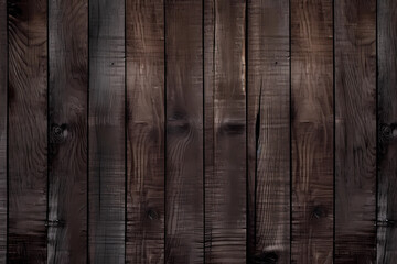 Dark wooden texture. Rustic three-dimensional wood texture. generative ai. Wood background. Modern wooden facing background