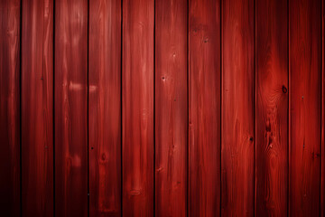 Fototapeta premium Red wooden planks background. Generative ai. Wooden texture. Red wood texture. Wood plank background