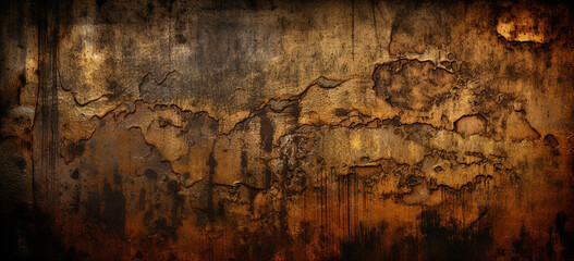Naklejka premium abstract grunge background with rust and dirt. Generative Ai