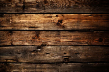 Naklejka premium wooden background with dark wood texture. Generative Ai