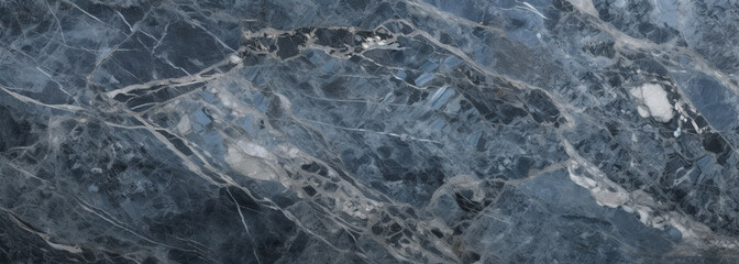 Obraz premium a close - up view of a blue marble surface . Generative Ai