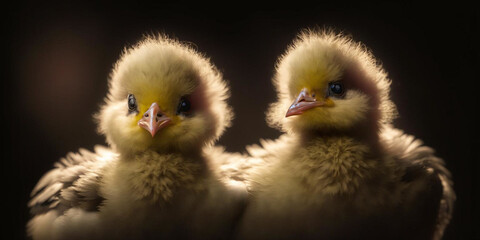 baby chicken and ducklings