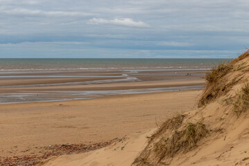sand dunes and beach