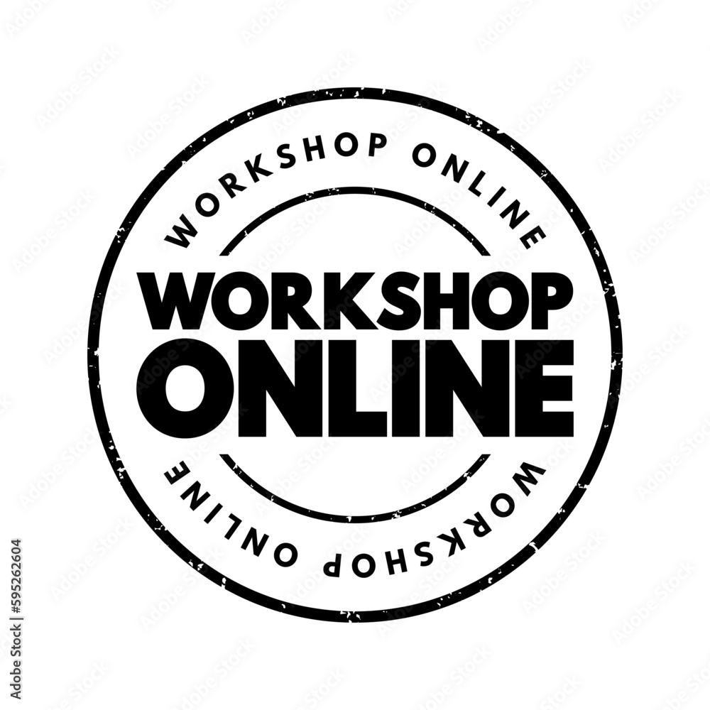Poster workshop online - collaborative discussion where you and your participants will dive into a specific