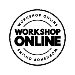 Workshop Online - collaborative discussion where you and your participants will dive into a specific topic in detail, text concept background