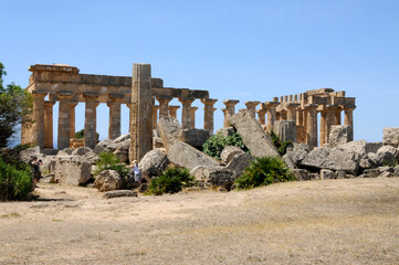 Tempelruine auf Sizilien 