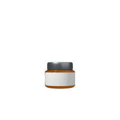 Honey-colored jar