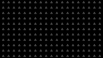 repeating triangles background black and white 
