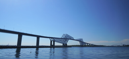 Gate bridge over the Tokyo bay