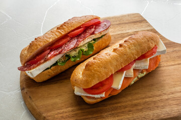 サンドウィッチ　 sandwich with plenty of vegetables 