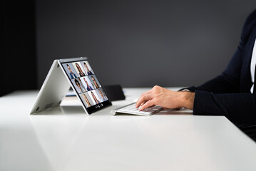 Online Video Conference Interview Meeting