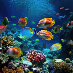 Bright Colorful Fishes