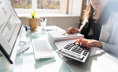 Professional Accountant Woman In Office