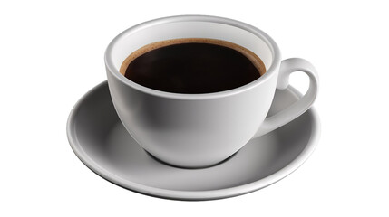 White Coffee Cup