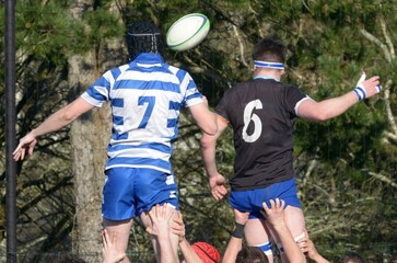 la touche au rugby