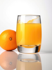 Glass of orange juice