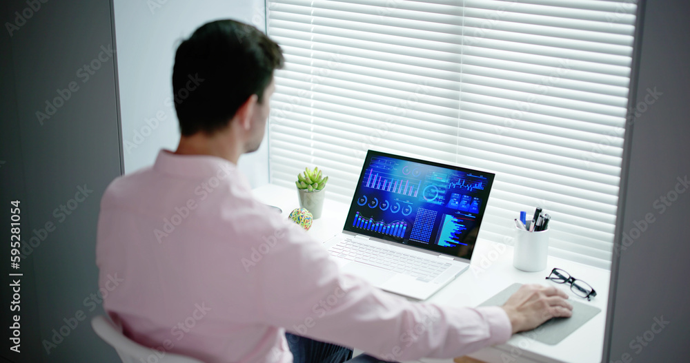 Poster KPI Business Analytics Data Dashboard