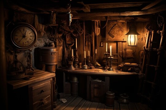 mysterious and thrilling old room