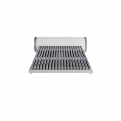 Modern solar collector model isolated on a white background, 3D rendered