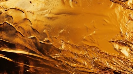 Pure gold fluid texture