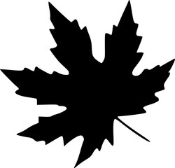 black leaf icon