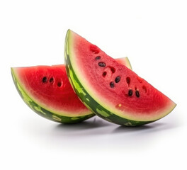 Slice of watermelon isolated
