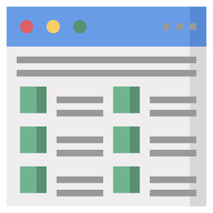 Obraz premium news line icon,linear,outline,graphic,illustration