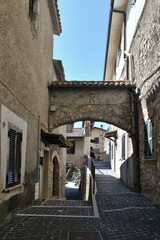 Fototapeta na wymiar The Lazio village of Torre Cajetani, Italy.