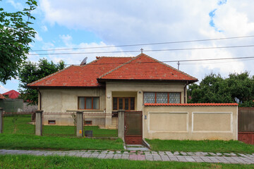 Fototapeta na wymiar A traditional country house in the Transylvania region. Romania