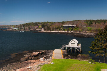 Pemaquid River and Cove New Harbor Maine