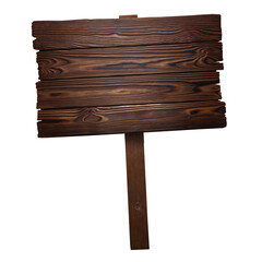 Wooden sign cut out