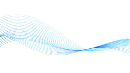 Fototapeta 抽象的な青色の波形の背景 obraz