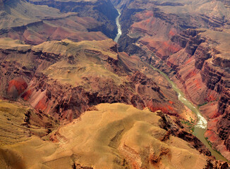 Aerial View Grand Canyon Arizona