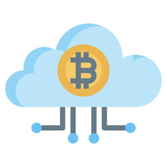 bitcoin line icon,linear,outline,graphic,illustration