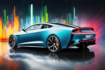 Naklejka premium Concept 