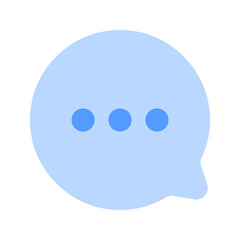 Fototapeta premium comment duotone icon