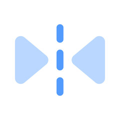 flip horizontal duotone icon
