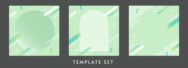 おしゃれ・モダン・ミニマルなソーシャルメディアテンプレートセット