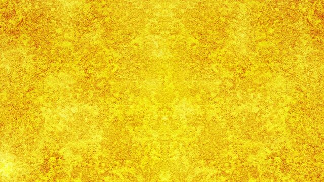 Gold folding screen movement flowing above