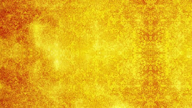 Gold folding screen movement flowing sideways