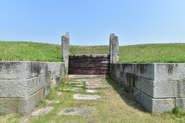 Byeokgolje Reservoir Site in Gimje, South Korea.
