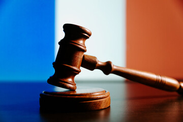 Justice and law concept in French Republic France