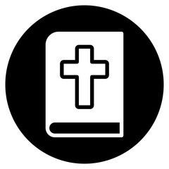 Theology glyph icon