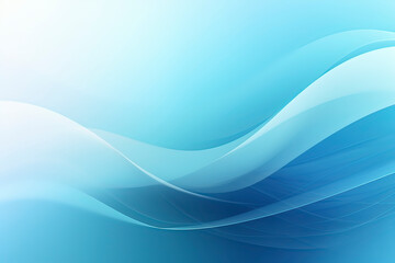 Abstract Blue Technology Background. AI technology generated image