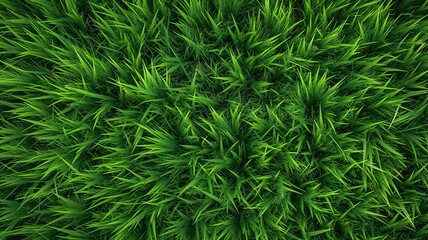 AI Generative. AI Generated. Concept of photo of green grass. Background pattern farming. Can be used for graphic design. Graphic Art Illustration.